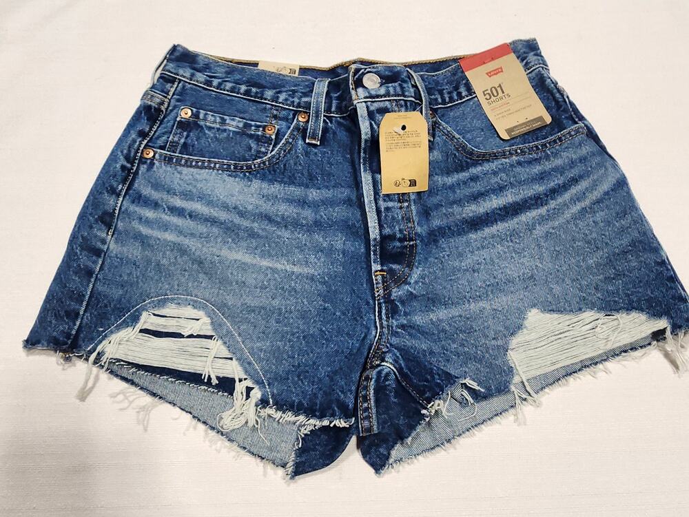 Levi's women's shorts 501 button fly W30'' x L12''